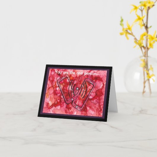 Jij bent mijn Valentijn Kaart (Gele Bloem)