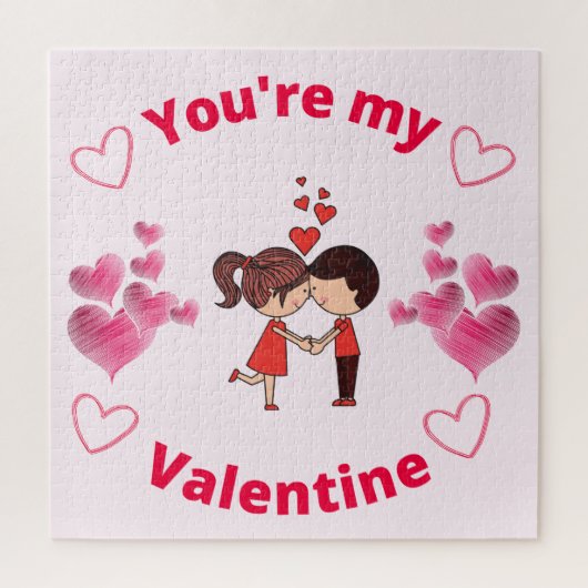 Jij bent mijn Valentijn Legpuzzel (Verticaal)