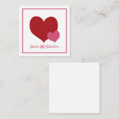 Jij bent mijn Valentijn Notitiekaartje (Voorkant / Achterkant)