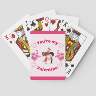 Jij bent mijn Valentijn    Pokerkaarten