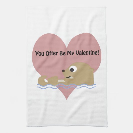 Jij bent mijn Valentijn Theedoek (Verticaal)