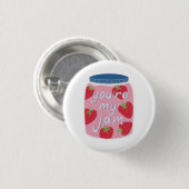 Jij Bent Mijn Valentijnsdag Ronde Button 3,2 Cm (Voorkant /achterkant)