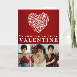 Jij Bent Mijn Valentijnsroos Hart Foto Kaart