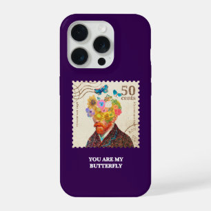Jij bent mijn vlinder Van Gogh citaat Phonehoesje iPhone 15 Pro Case