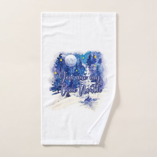Jij bent mijn ware noorden bad handdoek (Handdoek)