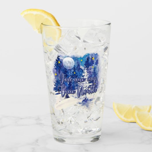 Jij bent mijn ware noorden glas (Voorkant ijs)