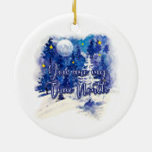 Jij bent mijn ware noorden keramisch ornament (Achterkant)