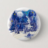 Jij bent mijn ware noorden ronde button 5,7 cm (Voorkant)