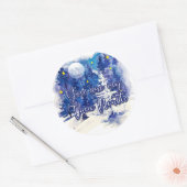 Jij bent mijn ware noorden ronde sticker (Envelop)