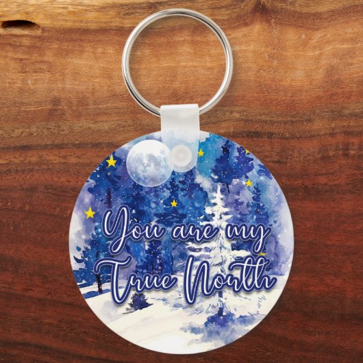 Jij bent mijn ware noorden sleutelhanger (Achterkant)