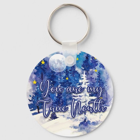 Jij bent mijn ware noorden sleutelhanger (Achterkant)
