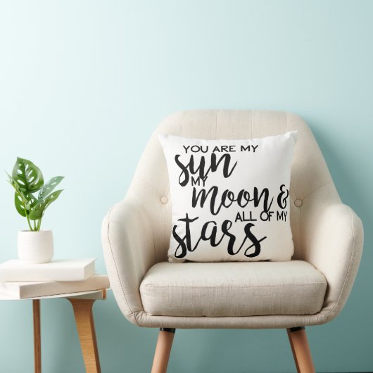Jij bent mijn zon mijn maan en al mijn sterren kussen (Stoel)