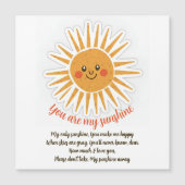 Jij bent mijn zonneschijn (Voorkant)