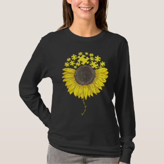 Jij Bent Mijn Zonneschijn Autisme Puzzel Zonnebloe T-shirt