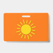 Jij bent mijn zonneschijn badge (Achterkant)
