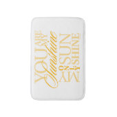 Jij bent mijn zonneschijn badmat (Voorkant Verticaal)