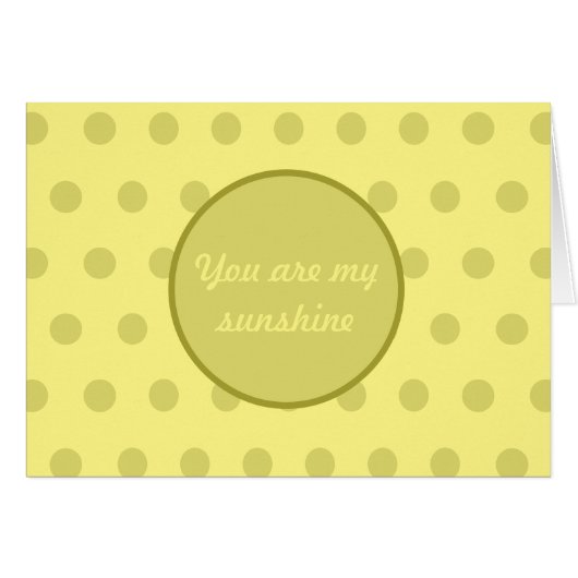 Jij bent mijn zonneschijn Blank Kaarten (Butter Ye (Voorkant Horizontaal)