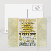 Jij bent mijn zonneschijn briefkaart (Voorkant / Achterkant)