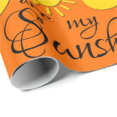 Jij bent mijn zonneschijn cadeaupapier (Rol Hoek)