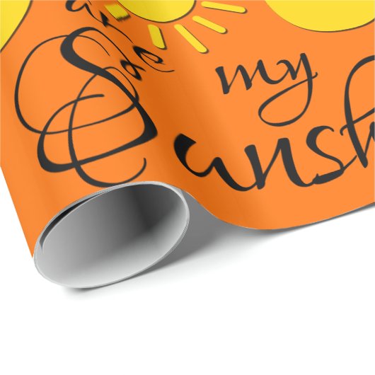 Jij bent mijn zonneschijn cadeaupapier (Rol Hoek)