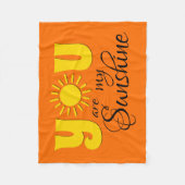 Jij bent mijn zonneschijn fleece deken (Voorkant)