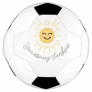 jij bent mijn zonneschijn geel oranje zonnestralen voetbal