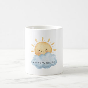 Jij Bent Mijn Zonneschijn Gelukkige Zon Wolk Koffiemok