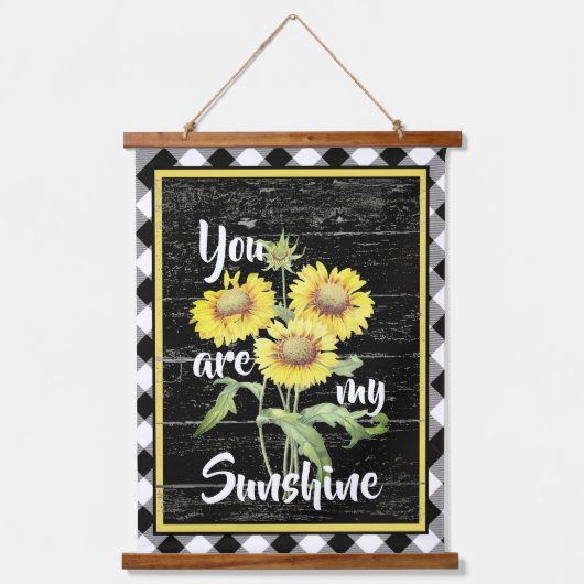 Jij bent mijn zonneschijn hangend wandkleed (Voorkant)