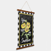 Jij bent mijn zonneschijn hangend wandkleed (Gebogen)