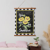 Jij bent mijn zonneschijn hangend wandkleed (Slaapkamer)