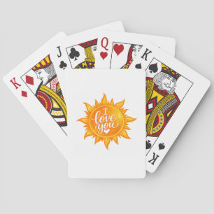 Jij Bent Mijn Zonneschijn – Ik Hou Van Jou Zon Pokerkaarten