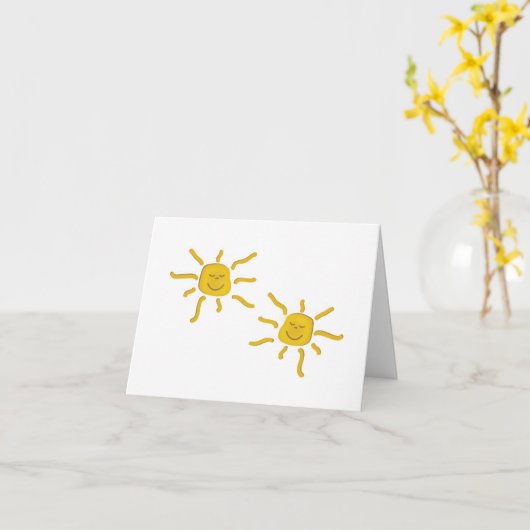 Jij bent mijn zonneschijn kaart (Gele Bloem)