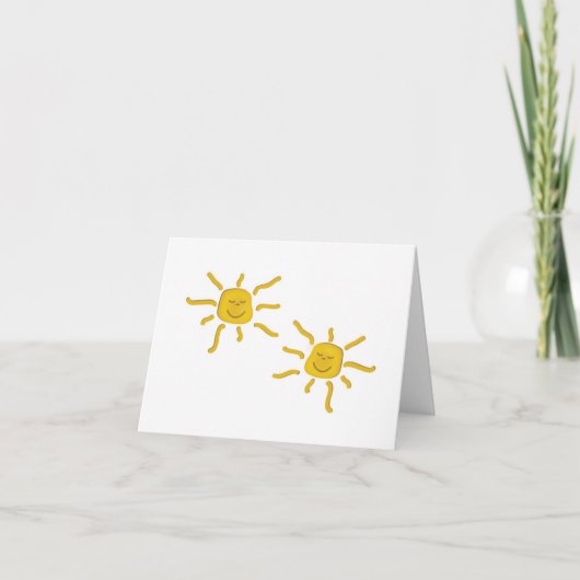 Jij bent mijn zonneschijn kaart (Voorkant)