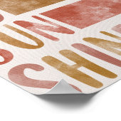 Jij bent mijn Zonneschijn Kinderkamer Print Kinder (Hoek)