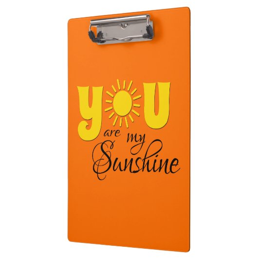 Jij bent mijn zonneschijn klembord (Links)