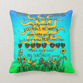 Jij bent mijn zonneschijn. kussen