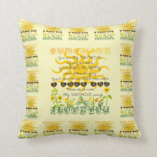 Jij bent mijn zonneschijn. kussen