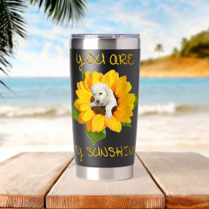 Jij bent mijn zonneschijn Labrador liefde Geïsoleerde Drinkbeker
