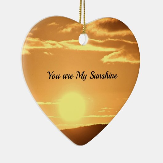 Jij bent mijn Zonneschijn - Landschap met Rijzende Keramisch Ornament (Rechts)