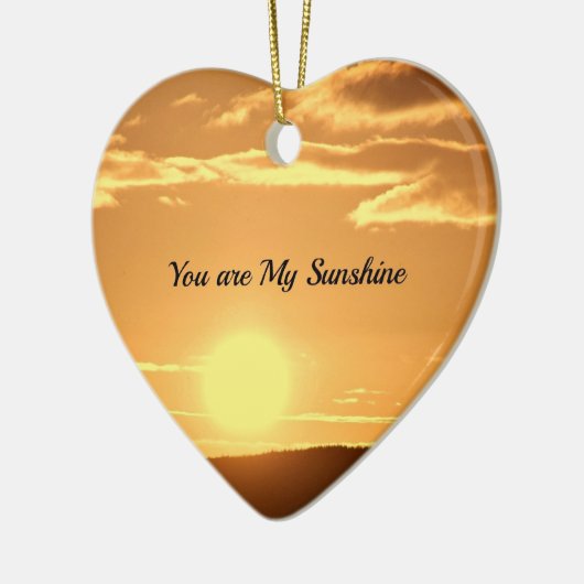 Jij bent mijn Zonneschijn - Landschap met Rijzende Keramisch Ornament (Links)