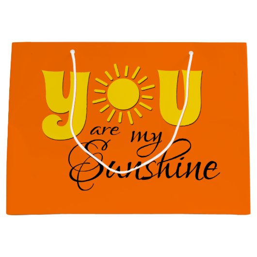 Jij bent mijn zonneschijn large cadeautasje (Voorkant)