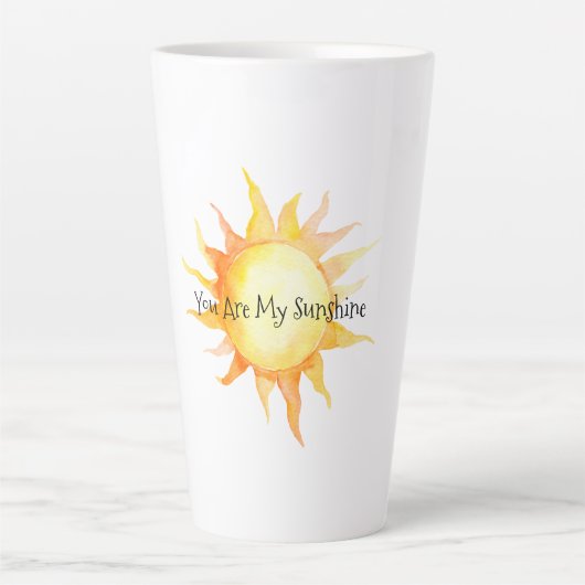 Jij Bent Mijn Zonneschijn Latte Mok (Voorkant)