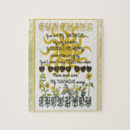 Jij bent mijn zonneschijn legpuzzel