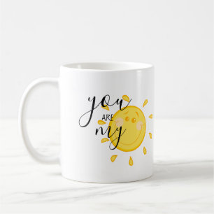 Jij Bent Mijn Zonneschijn Lief Je Naar de Maan en Koffiemok