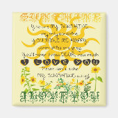 Jij bent mijn zonneschijn. magneet (Voorkant)