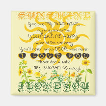 Jij bent mijn zonneschijn.