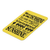 Jij bent mijn zonneschijn, mijn enige zonneschijn magneet (Linkerzijde)