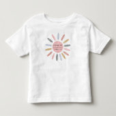 Jij Bent Mijn Zonneschijn | Mooie Regenboog Pastel Kinder Shirts (Voorkant)