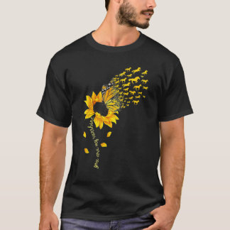 Jij bent mijn zonneschijn Paard Zonnebloem Grappig T-shirt