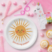Jij bent mijn zonneschijn papieren bordje (Feest)